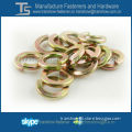 DIN127A Yellow Zinc Spring Lock Washer
